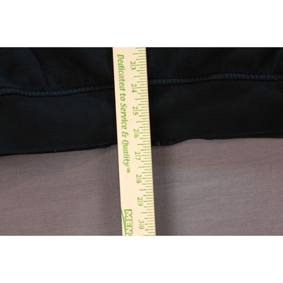 Polo Ralph Lauren Full Zip Sweatshirt Mens Black yellow Striped Pockets SZ XL - Picture 7 of 11